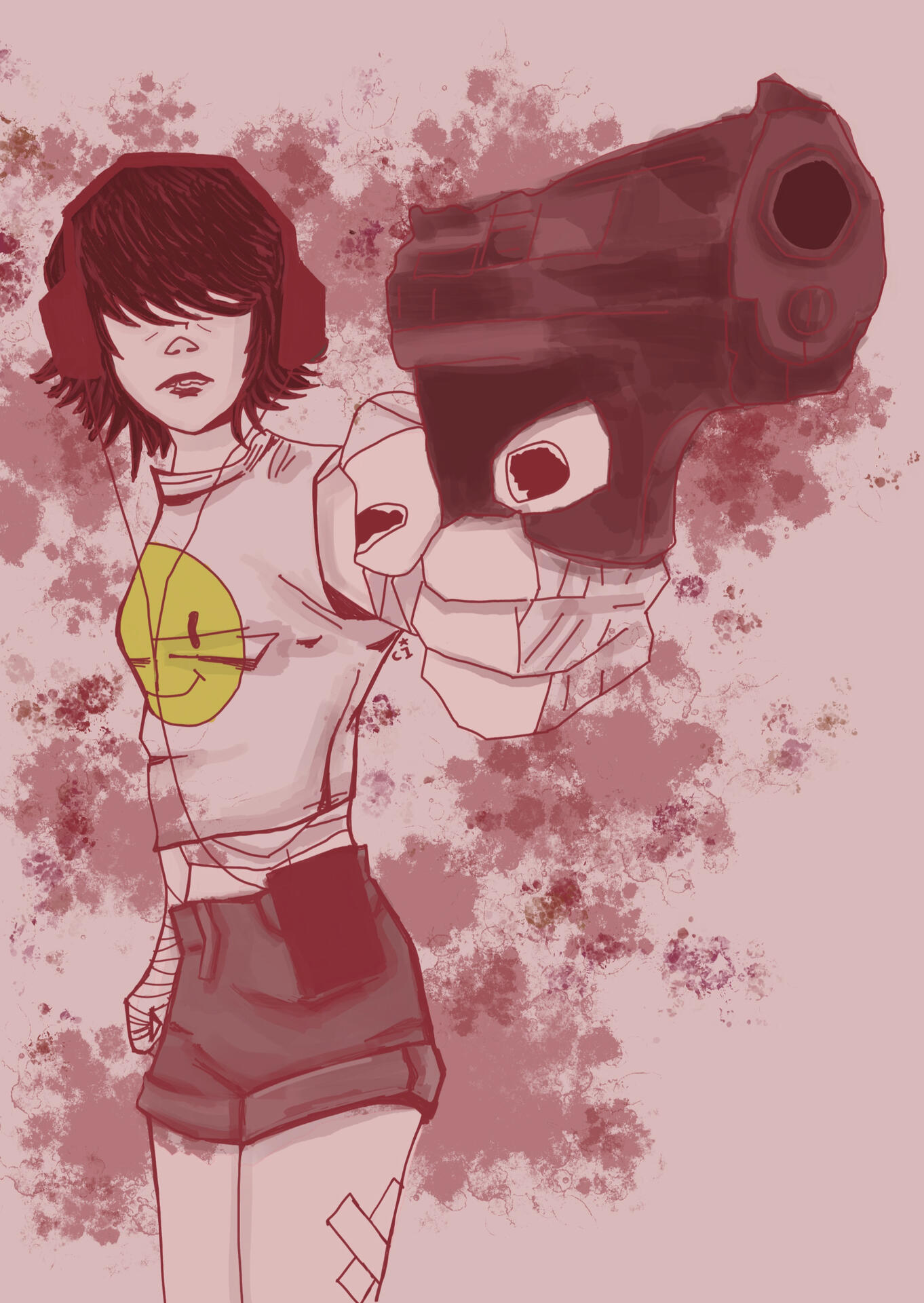 &#39;CLEMEN-TIME&#39; - Original character hero illustration from my comic &#39;Sated&#39;.