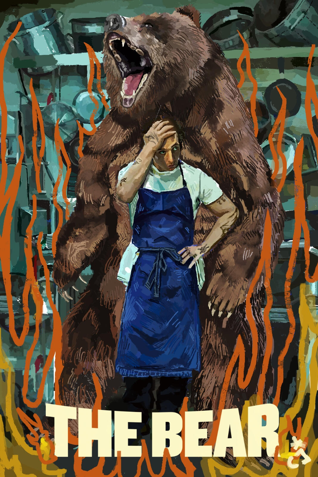 &#39;LET IT RIP.&#39; - Promotional poster for FX&#39;s TV series &#39;The Bear&#39;.